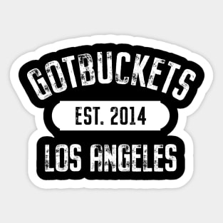 Los Angeles gotbuckets Sticker